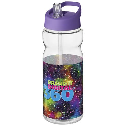 Bidon H2O Base® o pojemności 650 ml z wieczkiem z słomką