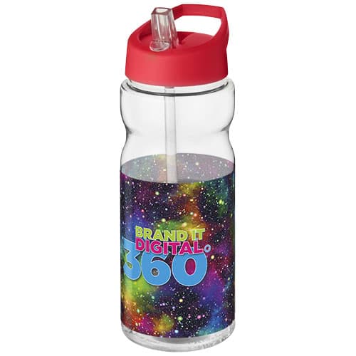 Bidon H2O Base® o pojemności 650 ml z wieczkiem z słomką