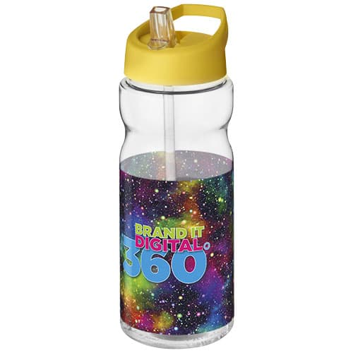 Bidon H2O Base® o pojemności 650 ml z wieczkiem z słomką
