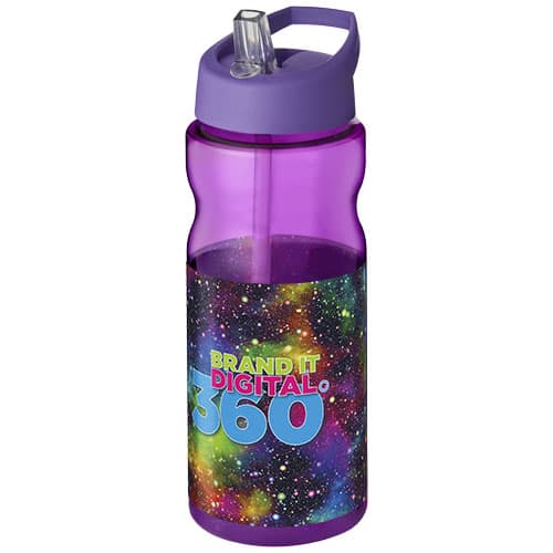 Bidon H2O Base® o pojemności 650 ml z wieczkiem z słomką