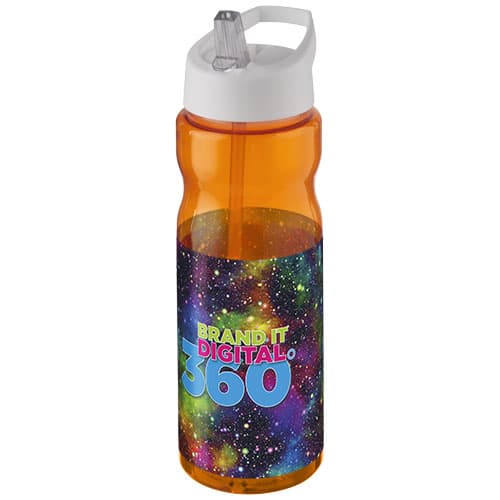 Bidon H2O Base® o pojemności 650 ml z wieczkiem z słomką
