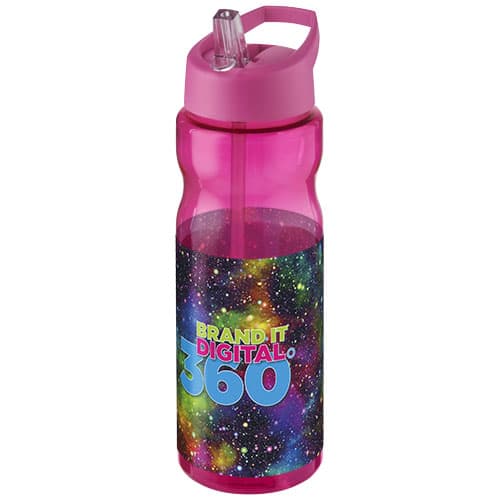 Bidon H2O Base® o pojemności 650 ml z wieczkiem z słomką
