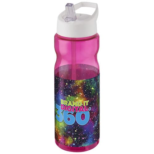 Bidon H2O Base® o pojemności 650 ml z wieczkiem z słomką