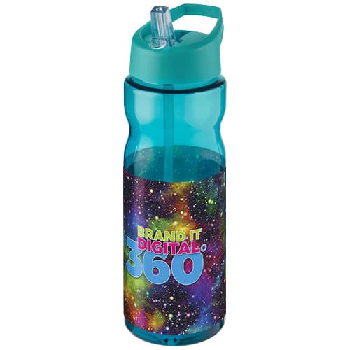 Bidon H2O Base® o pojemności 650 ml z wieczkiem z słomką