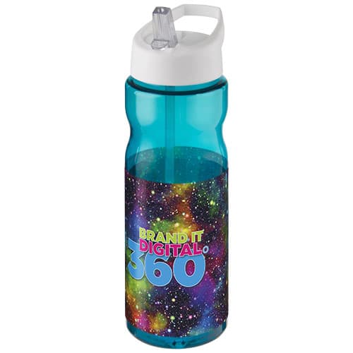 Bidon H2O Base® o pojemności 650 ml z wieczkiem z słomką