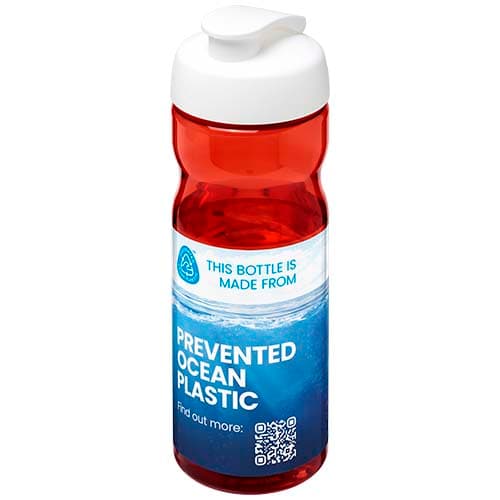 Bidon H2O Active® Eco POP Base o pojemności 650 ml z wieczkiem zaciskowym