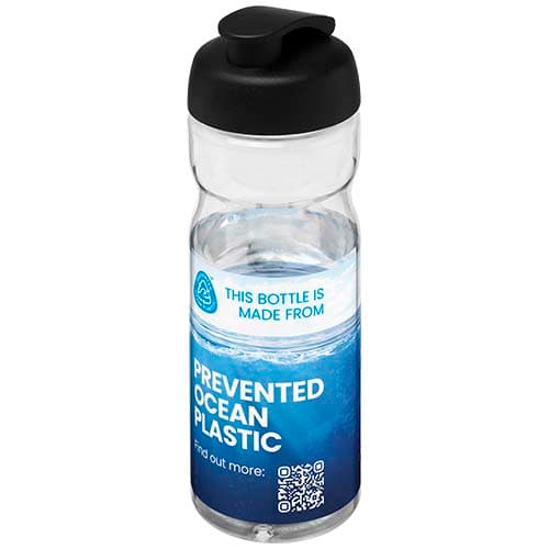 Bidon H2O Active® Eco POP Base o pojemności 650 ml z wieczkiem zaciskowym