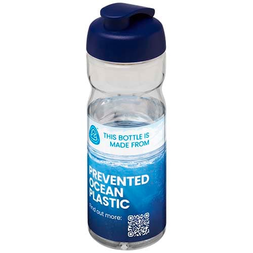 Bidon H2O Active® Eco POP Base o pojemności 650 ml z wieczkiem zaciskowym