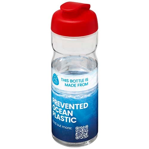 Bidon H2O Active® Eco POP Base o pojemności 650 ml z wieczkiem zaciskowym