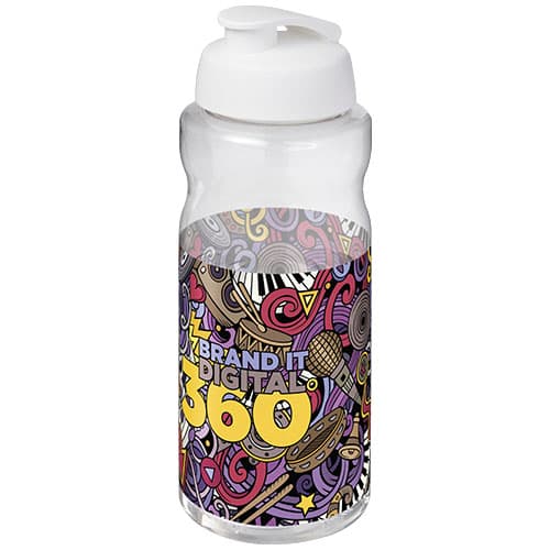 H2O Active® Big Base bidon z wieczkiem zaciskowym o pojemności 1 litra