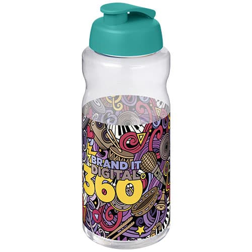 H2O Active® Big Base bidon z wieczkiem zaciskowym o pojemności 1 litra