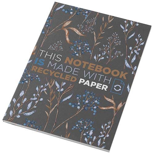 Notatnik A5 Novella Austen Colours z miękką okładką z materiału z recyklingu, 50 kartek