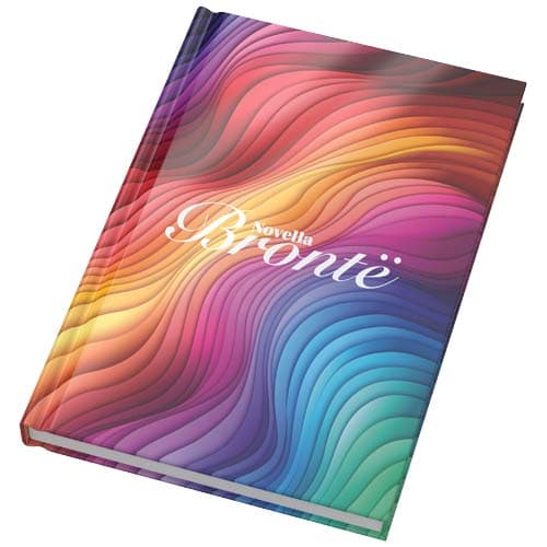 Notatnik A5 Novella Brontë z twardą okładką, błyszczący, 100 kartek