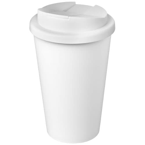 Kubek Americano® Eco z recyklingu o pojemności 350 ml z pokrywą odporną na zalanie