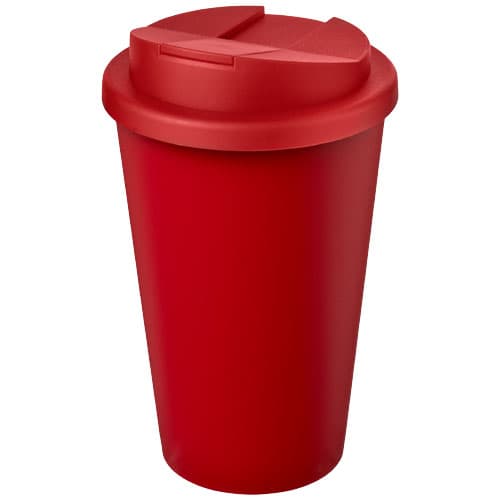 Kubek Americano® Eco z recyklingu o pojemności 350 ml z pokrywą odporną na zalanie