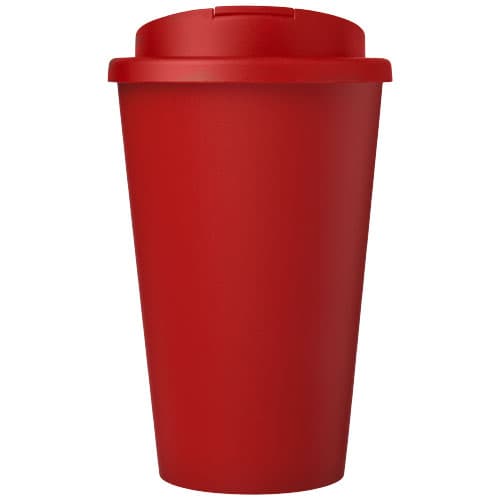Kubek Americano® Eco z recyklingu o pojemności 350 ml z pokrywą odporną na zalanie