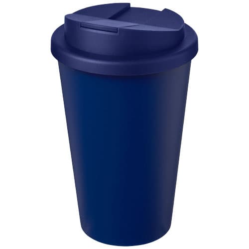 Kubek Americano® Eco z recyklingu o pojemności 350 ml z pokrywą odporną na zalanie