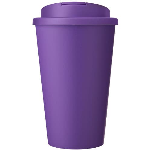 Kubek Americano® Eco z recyklingu o pojemności 350 ml z pokrywą odporną na zalanie