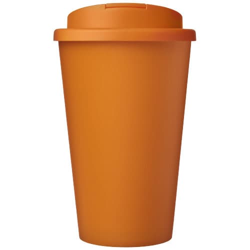 Kubek Americano® Eco z recyklingu o pojemności 350 ml z pokrywą odporną na zalanie