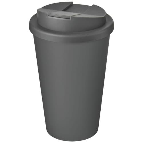 Kubek Americano® Eco z recyklingu o pojemności 350 ml z pokrywą odporną na zalanie