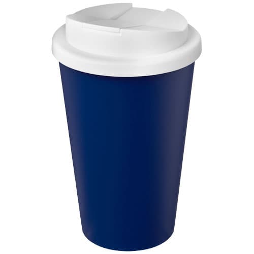 Kubek Americano® Eco z recyklingu o pojemności 350 ml z pokrywą odporną na zalanie