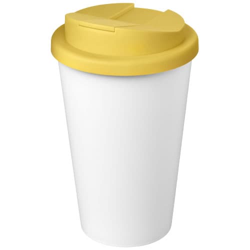 Kubek Americano® Eco z recyklingu o pojemności 350 ml z pokrywą odporną na zalanie