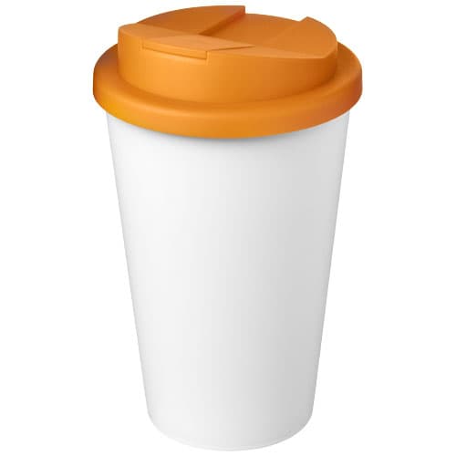 Kubek Americano® Eco z recyklingu o pojemności 350 ml z pokrywą odporną na zalanie