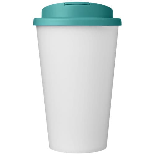 Kubek Americano® Eco z recyklingu o pojemności 350 ml z pokrywą odporną na zalanie