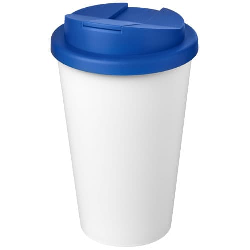 Kubek Americano® Eco z recyklingu o pojemności 350 ml z pokrywą odporną na zalanie