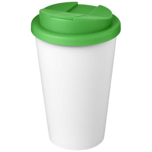 Kubek Americano® Eco z recyklingu o pojemności 350 ml z pokrywą odporną na zalanie