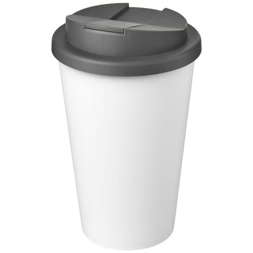 Kubek Americano® Eco z recyklingu o pojemności 350 ml z pokrywą odporną na zalanie