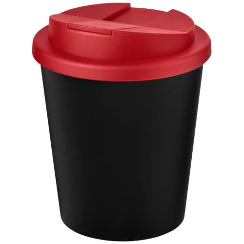 Kubek Americano® Espresso Eco z recyklingu o pojemności 250 ml z pokrywą odporną na zalanie