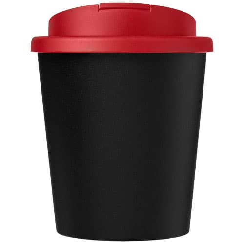Kubek Americano® Espresso Eco z recyklingu o pojemności 250 ml z pokrywą odporną na zalanie