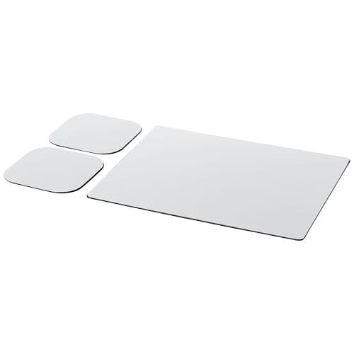 Podkładka pod mysz Brite-Mat® i zestaw podkładek pod naczynia combo 3