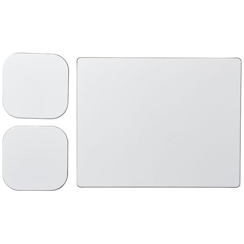 Podkładka pod mysz Brite-Mat® i zestaw podkładek pod naczynia combo 3