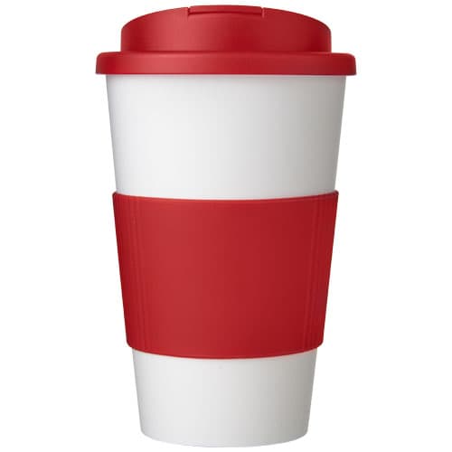 Kubek Americano® 350 ml z uchwytem i pokrywką chroniącą przed rozlaniem
