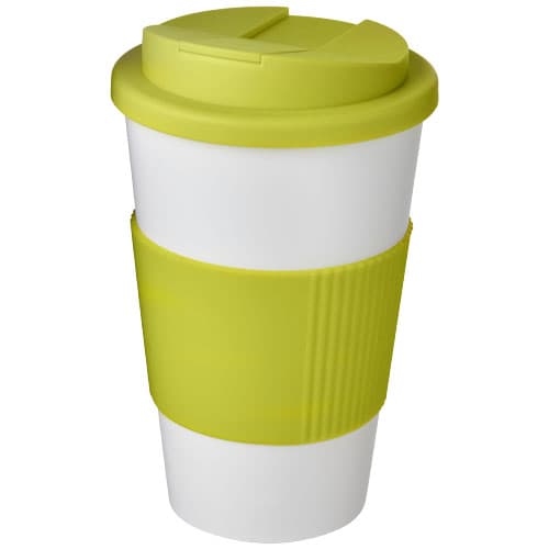 Kubek Americano® 350 ml z uchwytem i pokrywką chroniącą przed rozlaniem