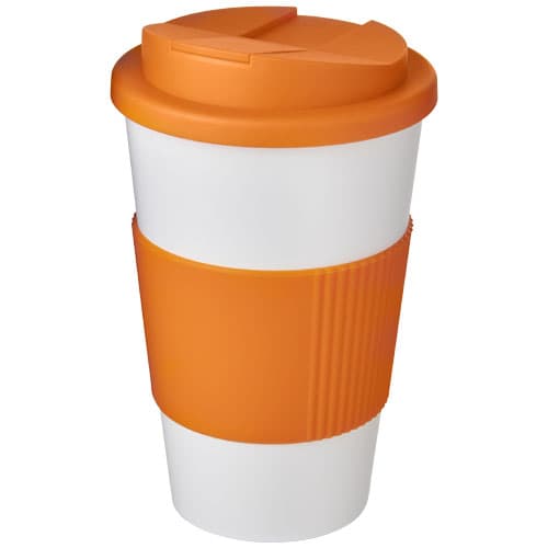 Kubek Americano® 350 ml z uchwytem i pokrywką chroniącą przed rozlaniem