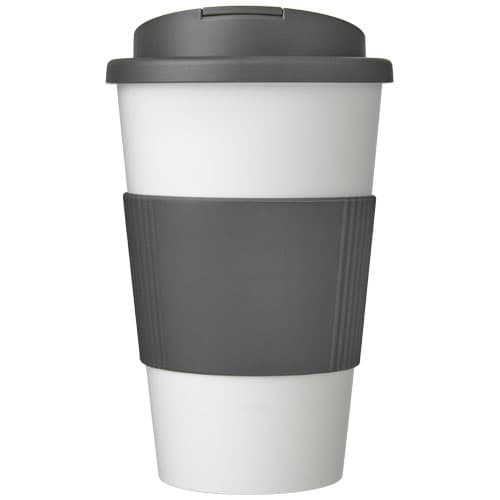 Kubek Americano® 350 ml z uchwytem i pokrywką chroniącą przed rozlaniem