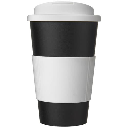 Kubek Americano® 350 ml z uchwytem i pokrywką chroniącą przed rozlaniem