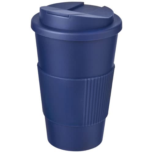 Kubek Americano® 350 ml z uchwytem i pokrywką chroniącą przed rozlaniem