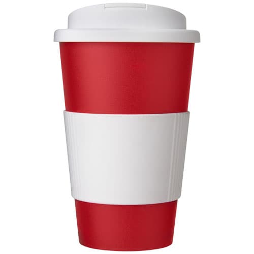 Kubek Americano® 350 ml z uchwytem i pokrywką chroniącą przed rozlaniem