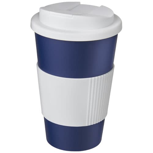 Kubek Americano® 350 ml z uchwytem i pokrywką chroniącą przed rozlaniem