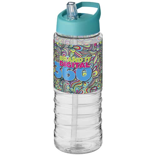 Bidon H2O Treble o pojemności 750 ml z wieczkiem z dzióbkiem
