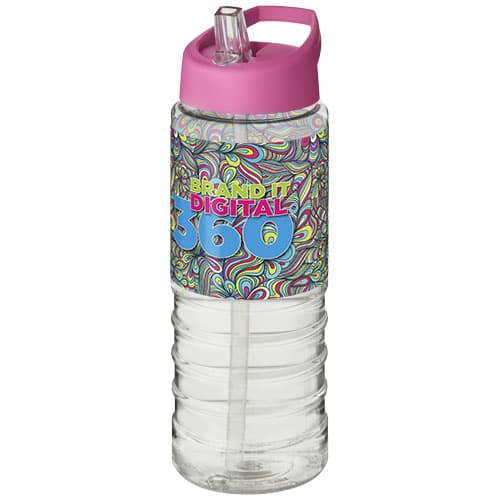 Bidon H2O Treble o pojemności 750 ml z wieczkiem z dzióbkiem
