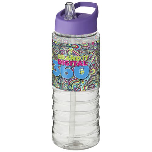 Bidon H2O Treble o pojemności 750 ml z wieczkiem z dzióbkiem