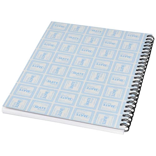 Notatnik Desk-Mate® w formacie A5 z przedziałką i okładką wykonaną z PP