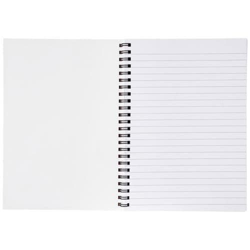 Notatnik Desk-Mate® w formacie A5 z okładką wykonaną z syntetycznego materiału.