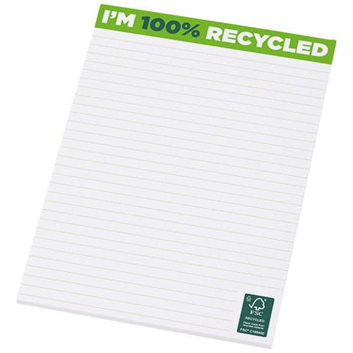 Notatnik Desk-Mate® w formacie A5 z materiałów z recyklingu