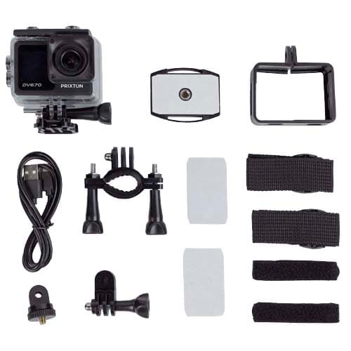 Prixton DV670 kamera sportowa 4K z dwoma ekranami